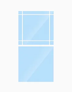 Prairie Top Sash Window Pattern